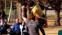 Kristina and Alex's flash mob proposal in San Francisco's Golden Gate Park