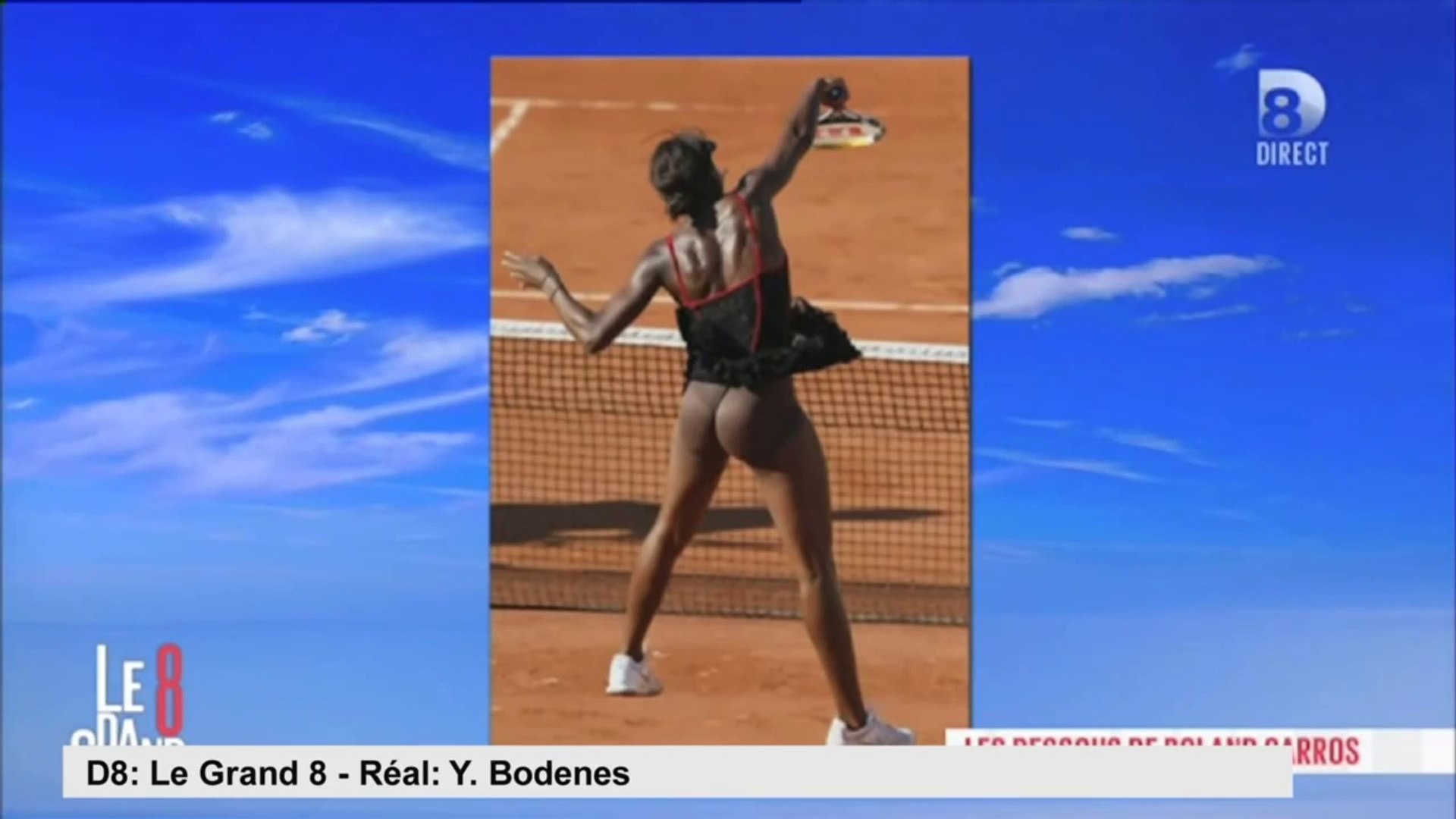 Sous les jupes des joueuses de Roland Garros, des vêtements pour  végétarien... Zap - Vidéo Dailymotion