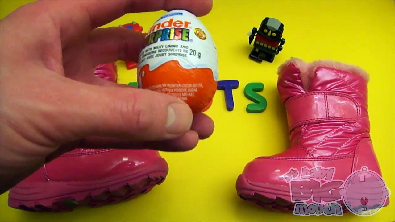 Kinder Surprise Egg Learn-A-Word! Getting Dressed! Lesson 11
