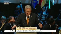 25 Jahre Deutsche Einheit: Joachim Gauck zur friedlichen Revolution 1989 am 09.10.2014