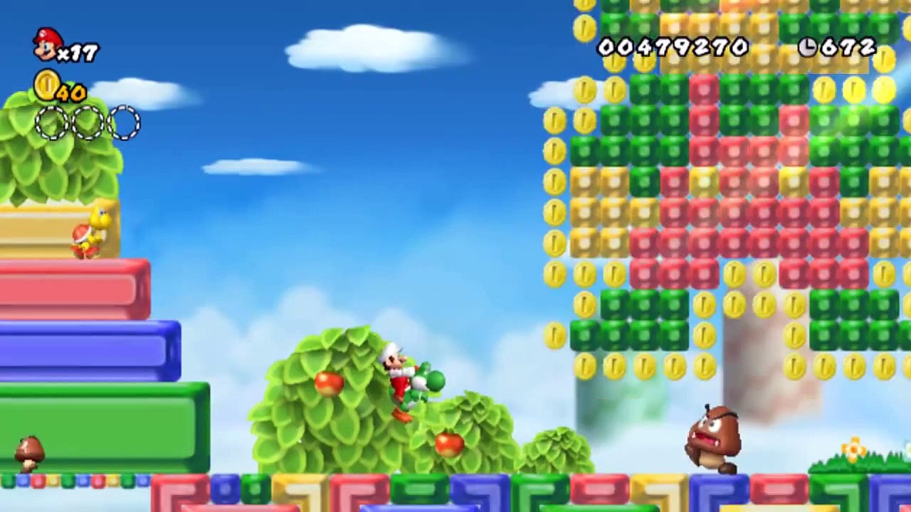 New Super Mario Bros Wii Hellboy Edition 1 6 All Coins Video Dailymotion