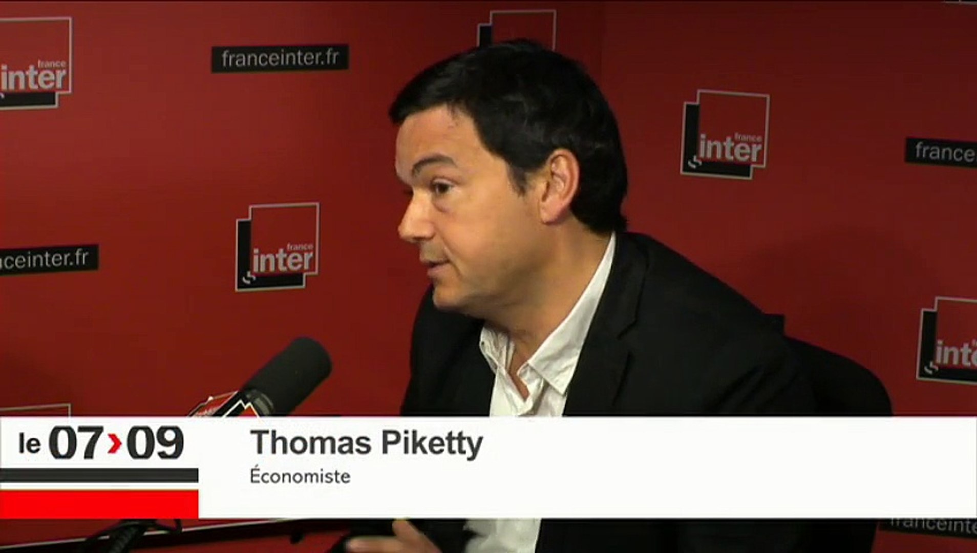Thomas Piketty : en Europe, "l'absence de transparence est extrêmement  nuisible" - Vidéo Dailymotion
