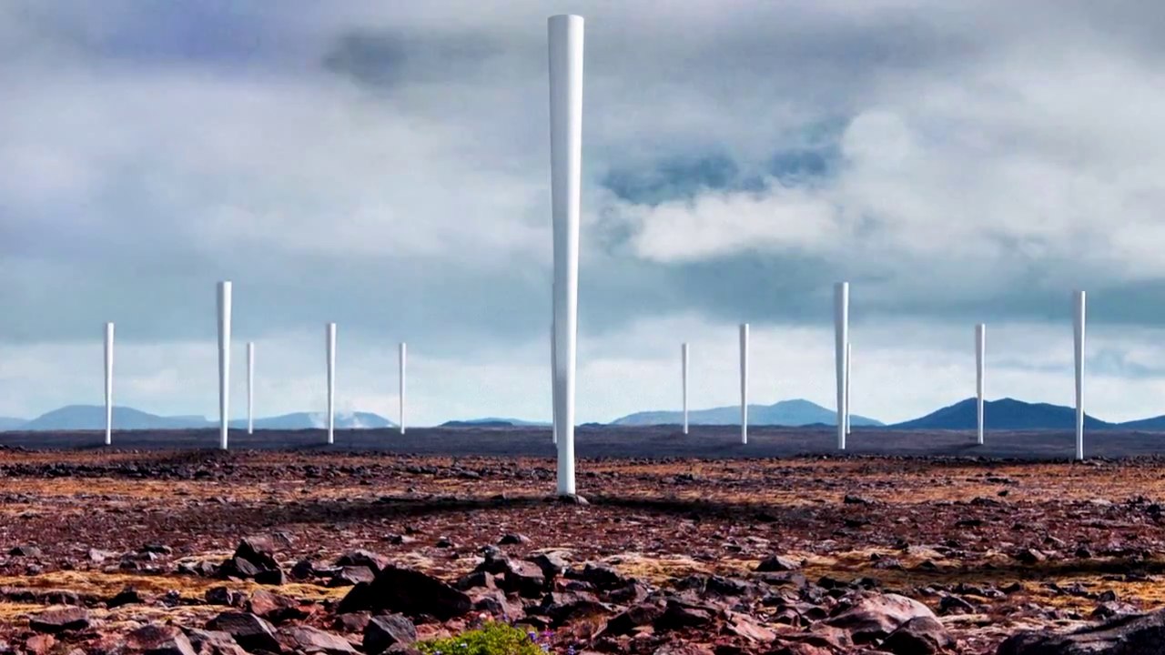Vortex Bladeless Wind Turbine System
