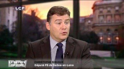 Le Député du Jour : Christophe Sirugue, député PS de Saône-et-Loire