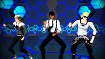 [MMD TIGER&BUNNY] EXO- Dubstep Intro -motion trace complete-