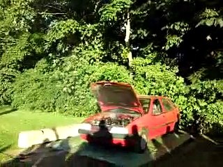 Mopar Meet 2010 - Engine blow-up (Citroën ZX 1,4)