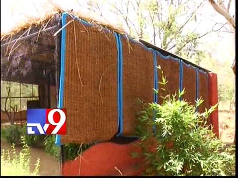Animals given showers to combat heat in Tirupati Zoo