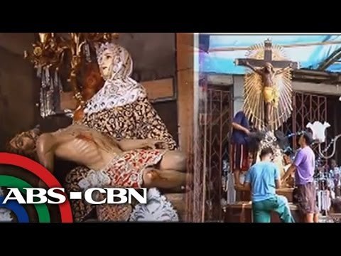 Laguna town gears up for Good Friday procession