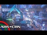 Traffic at EDSA barely moving due to re-blocking