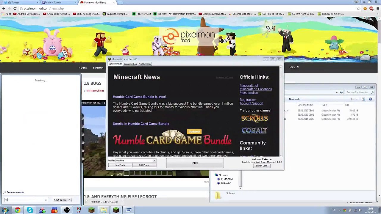 How to Install "PixelMon 3.4" and "Optifine" on Minecraft 1.7.10 [HD]
