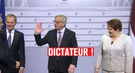 «Dictateur !», l’accueil décontracté du Premier ministre hongrois par Jean-Claude Juncker