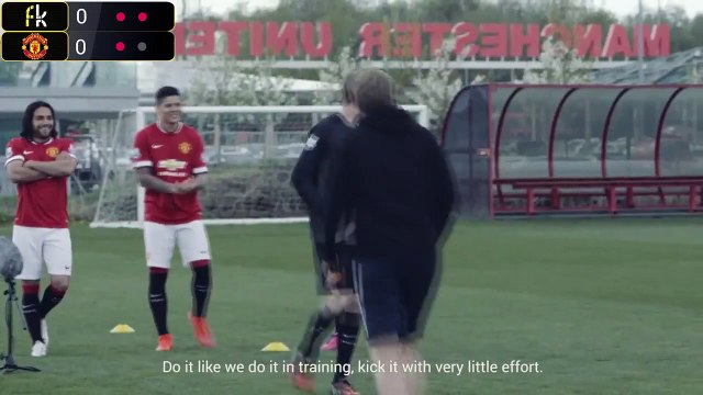 David De Gea scored a free kick golazo in a contest vs Freekickerz