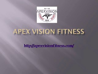 Personal Training Kelowna - Apex Vision Fitness