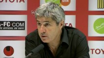 Conférence de presse après Valenciennes-Bordeaux