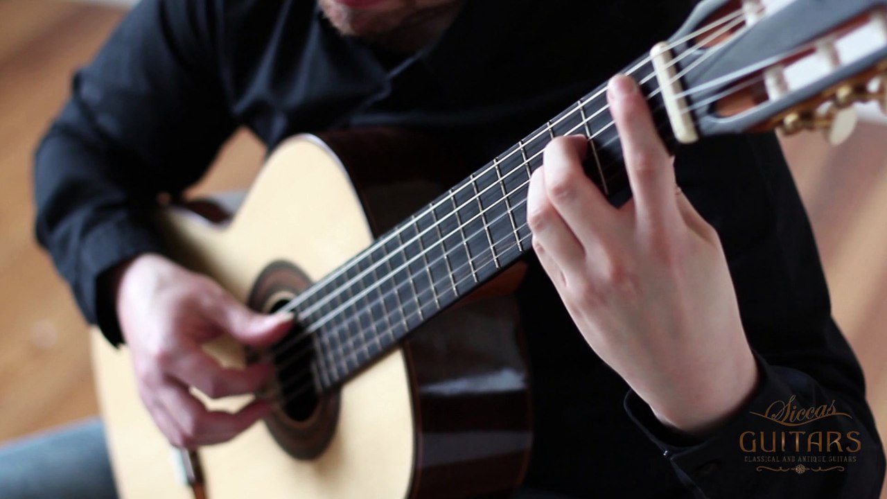 Jörg Holzmann plays Etude Op. 29 No. 13 by Fernando Sor on a 2014 Richard Newman