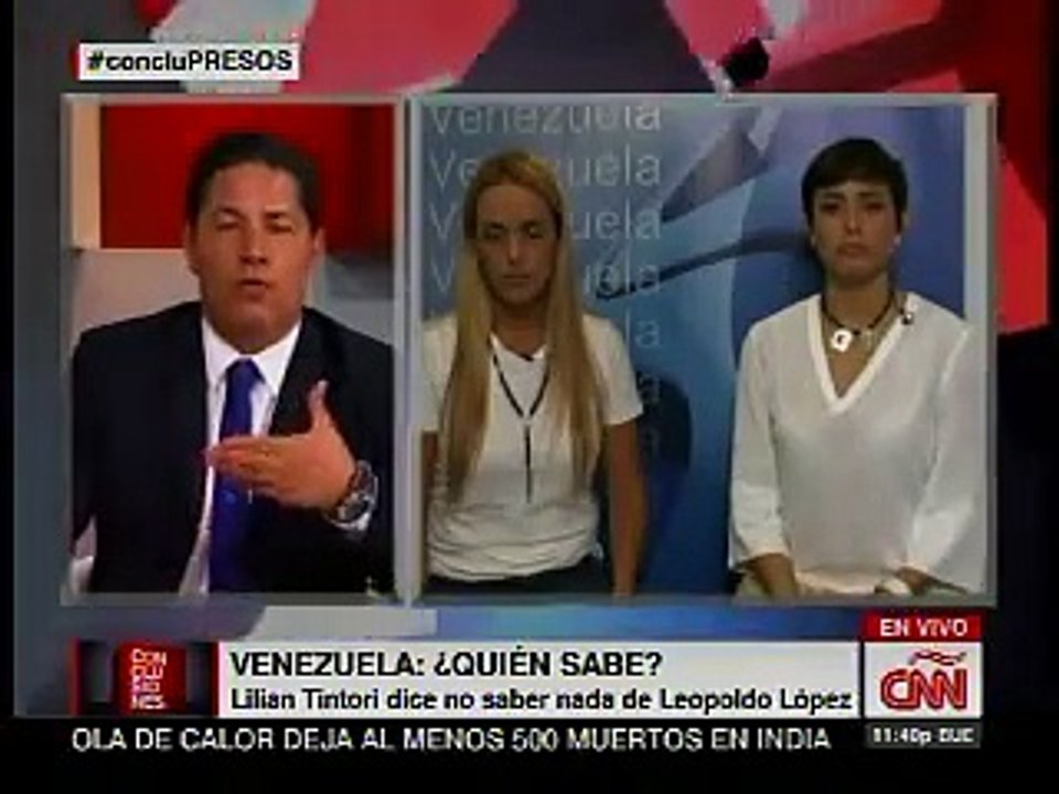 Fernando del Rincón entrevista a Lilian Tintori y Patricia de Ceballos