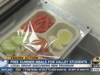 Free summer meals for students