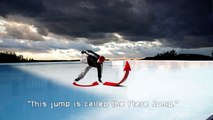 Different types of Xtreme Ice Skating EDGE JUMPS - tutorial