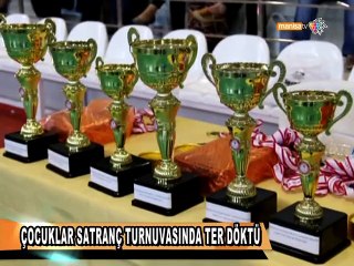 ÇOCUKLAR SATRANÇ TURNUVASINDA TER DÖKTÜ