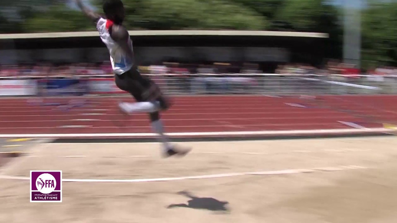 Finale M Longueur (Victoire de Kafétien Gomis avec 7,97 m)