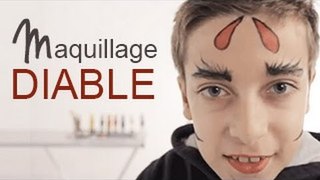 Maquillage Diable - Tutoriel maquillage enfant facile