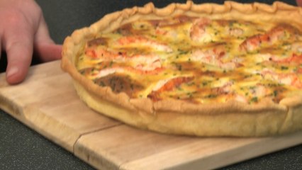 Recette d'une bonne quiche langoustine et gambas - Gourmand