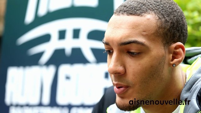 Rudy Gobert à Saint-Quentin pour présenter son camp