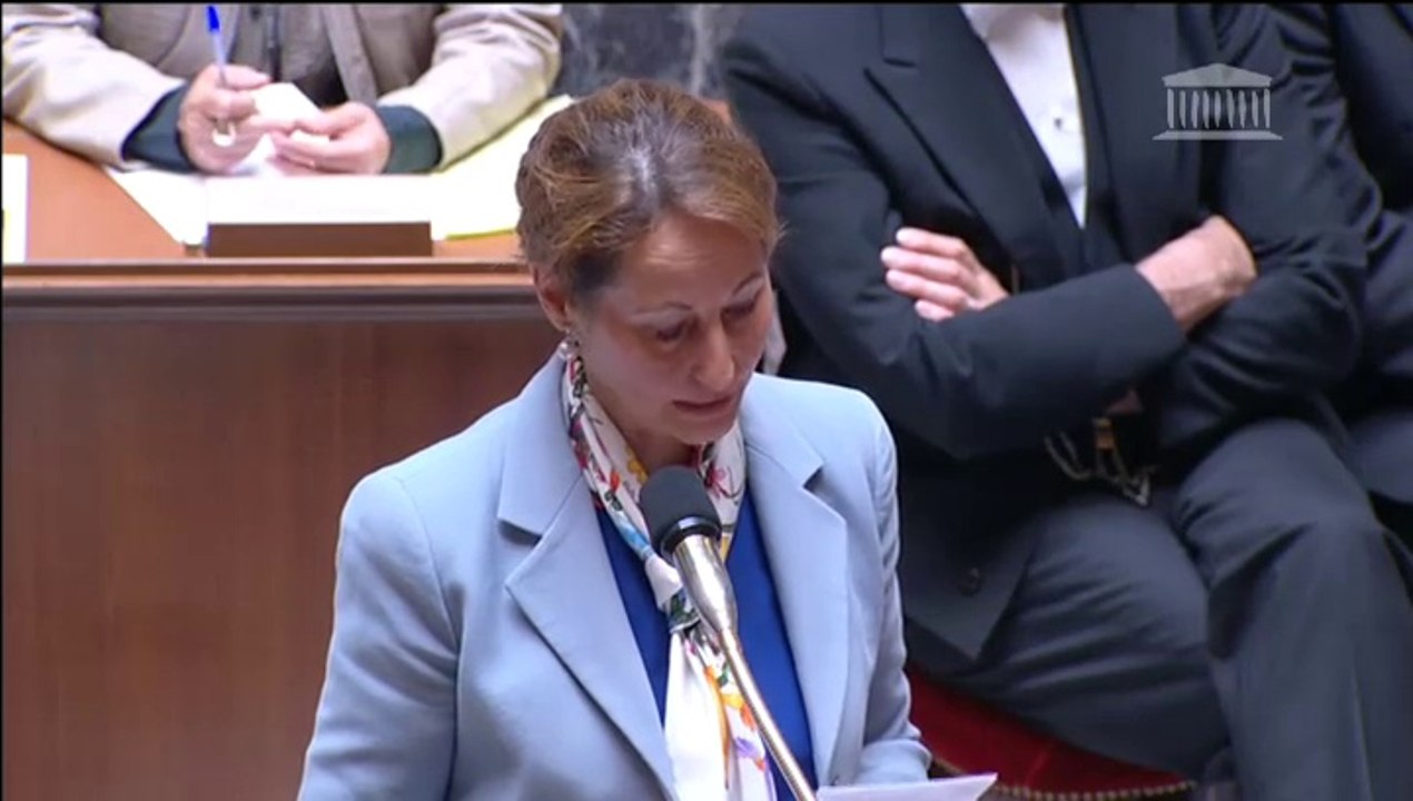 Discours de Ségolène Royal : vote solennel du texte Transition énergétique à l'assemblée nationale