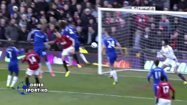 أهداف مباراة مانشستر يونايتد 2 - 2 تشيلسي (10/3/2013) تعليق عصام الشوالي