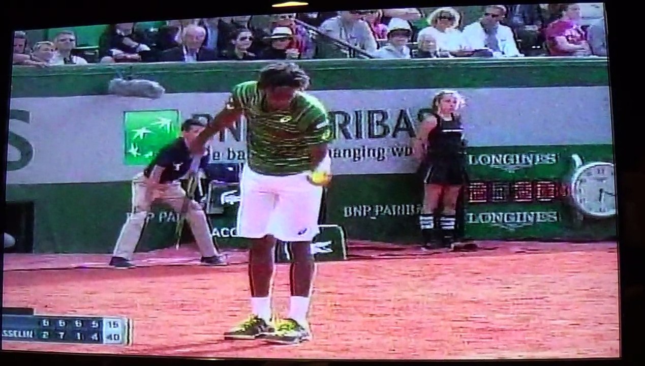 Roland Garros French Open 2015 Gael Monfils vs E. Roger-Vasselin Unique commentary 3