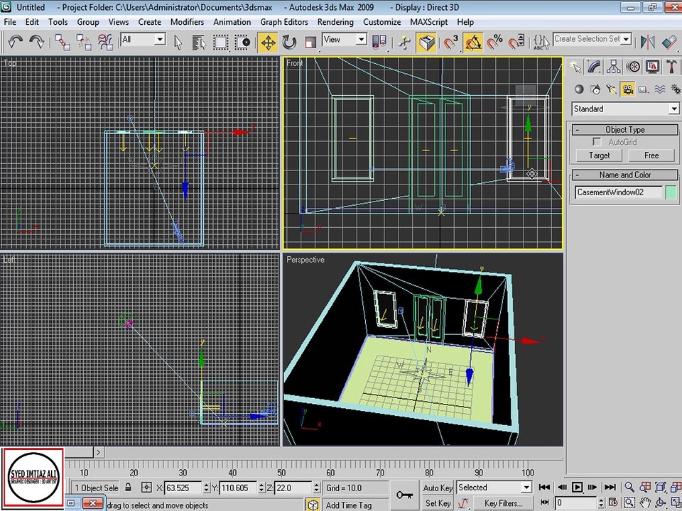 Mental Ray Realistic Room Modeling P2