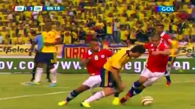 Colombia vs Chile (3-3) Eliminatorias Mundial Brasil 2014