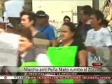 Marcha Anti Peña Nieto rumbo al Zócalo Capitalino