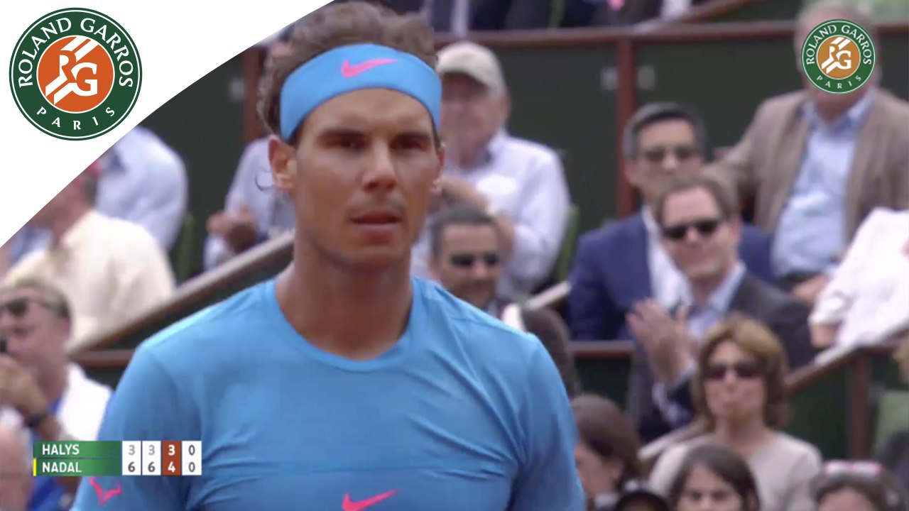 Rafael Nadal v. Quentin Halys 2015 French Open Men's R128 Highlights