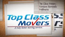 Top Class Movers : Furniture Removal and storage in Melbourne