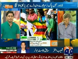 Ahmad Shehzad Ko Sikhanay Kay Liyay Aaj Nahi Khilaya- Shoaib Akhtar Analysis on Today - Video Dailymotion