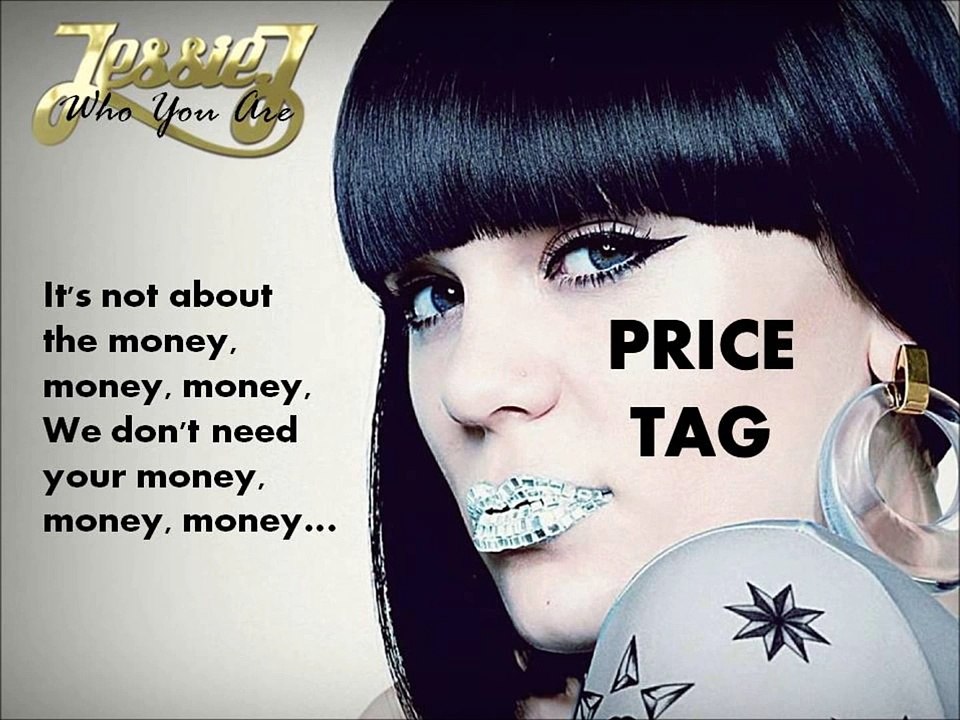 PRICE TAG - Jessie J feat. B.o.B - WITH LYRICS.
