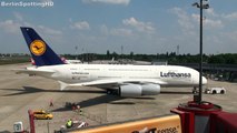 Lufthansa Airbus A380 Takeoff at Berlin Tegel Airport HD (1080p)