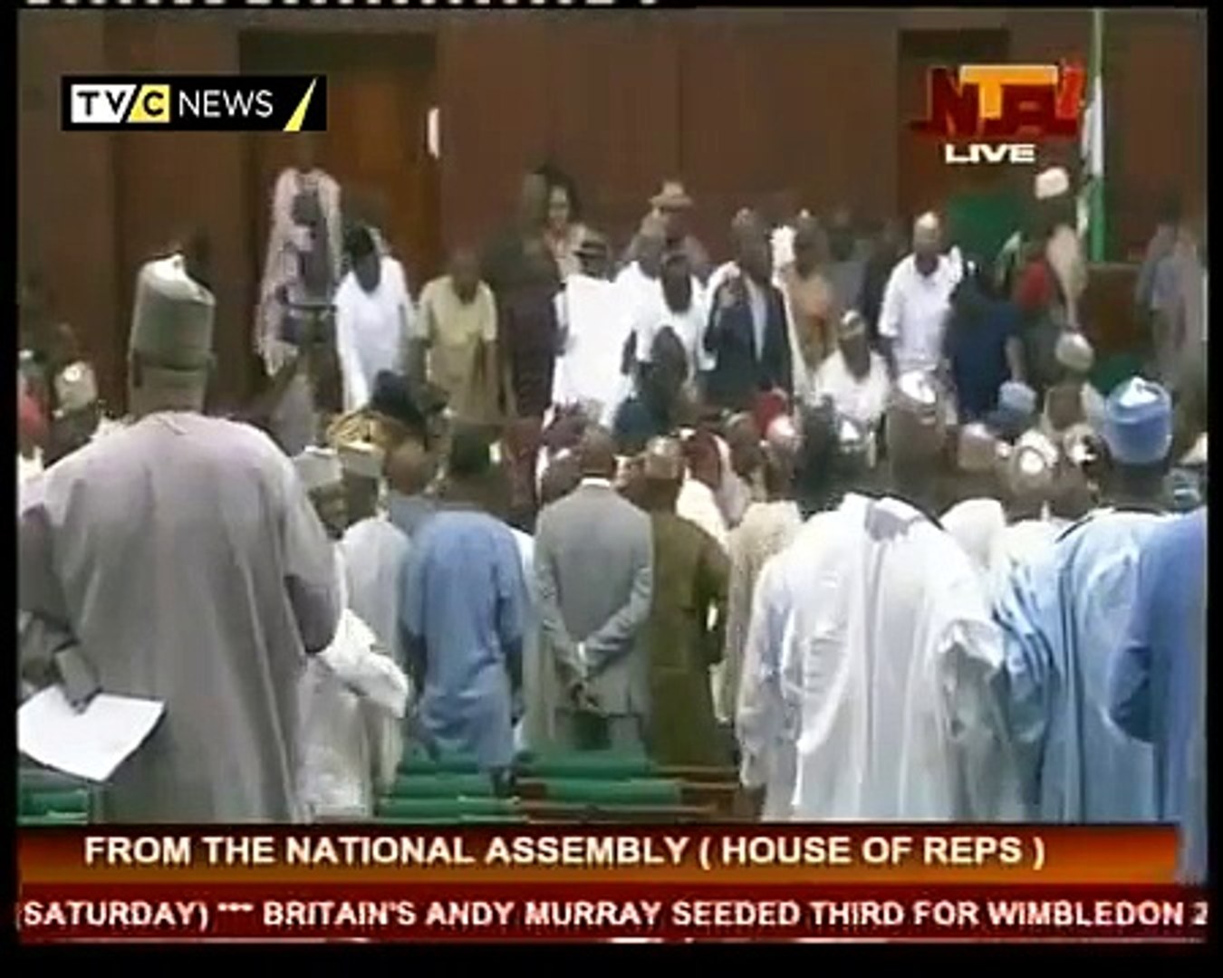 FIGHT OUTBREAKS IN NIGERIAN HOUSE OF REPRESENTATIVES