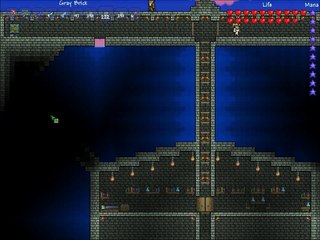 Terraria Underwater House Time Lapse Part 2