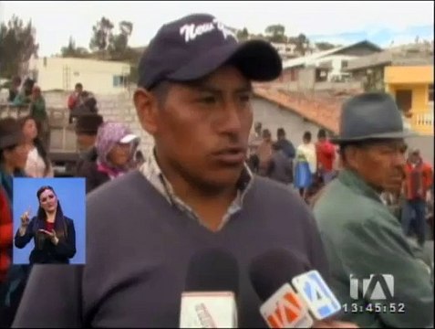 Cotopaxi vive un día de marchas y paro