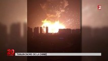 Énorme explosion dans un entrepôt de produits chimiques en Chine ! - Zapping télé du 13 août 2015