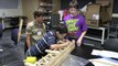 Rube Goldberg machine teaches kids design, engineering, outsourcing, testing