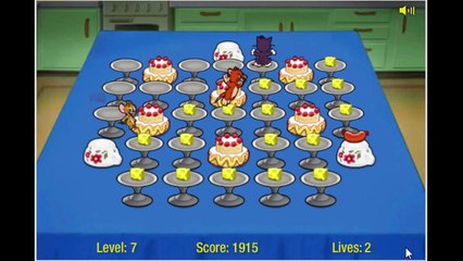Tom and Jerry Show Cartoon Animation Food Free For All Game Play Walkthrough