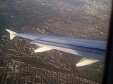 Airmalta approach and landing Heathrow wing view A319