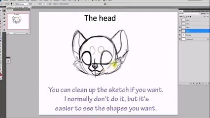 Drawing Cartoon Animal Tutorial Part1 (Drawing the head)