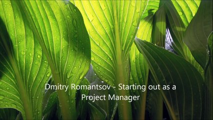 How to find your first job as a project manager by Dmitry Romantsov