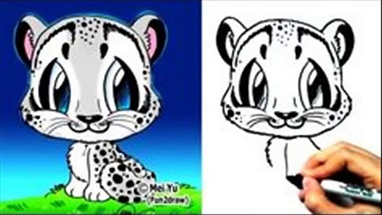 how to draw cartoon baby animals