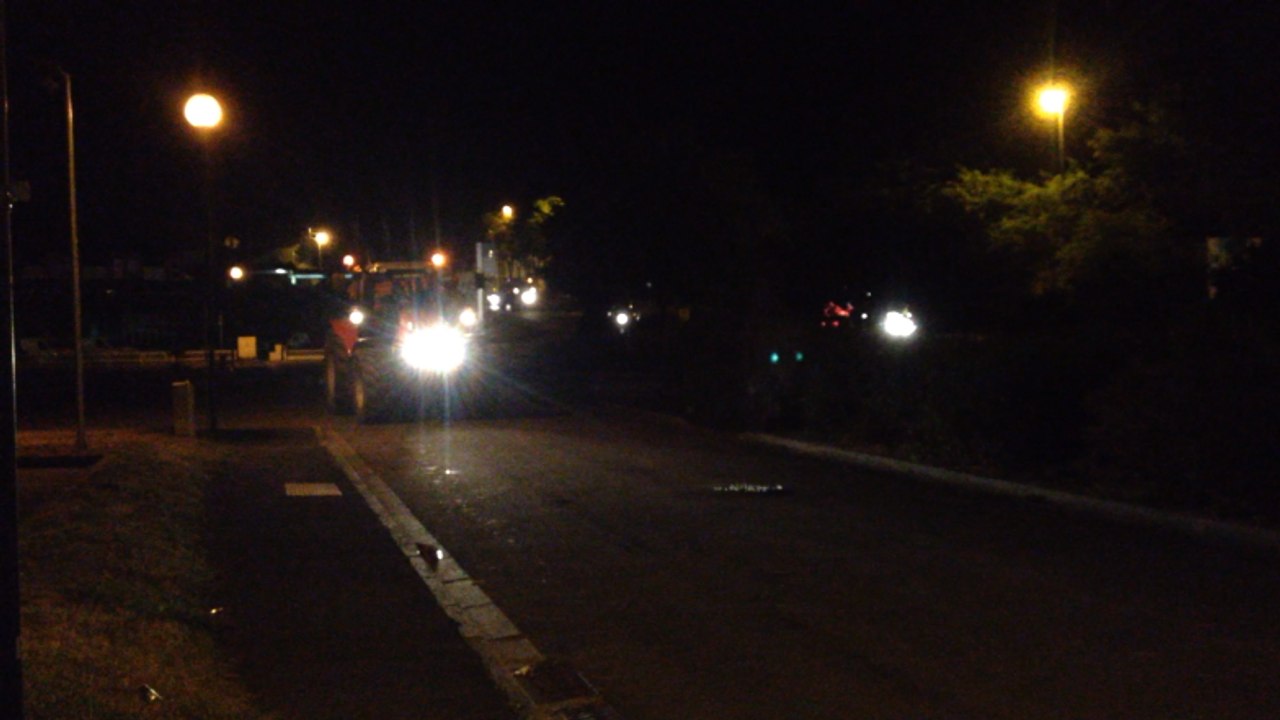 Manifestation des agriculteurs au Lidl