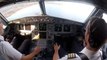 Heraklion LGIR Cockpit view landing rwy 27